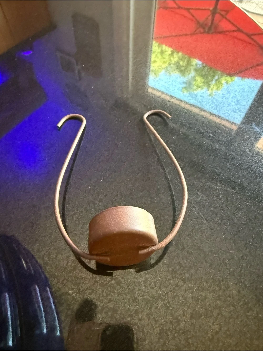 Blue  Hanging Lantern Pendant
